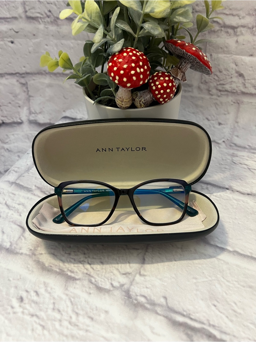 Ann Taylor Blue-Black Gradient Eyeglasses
